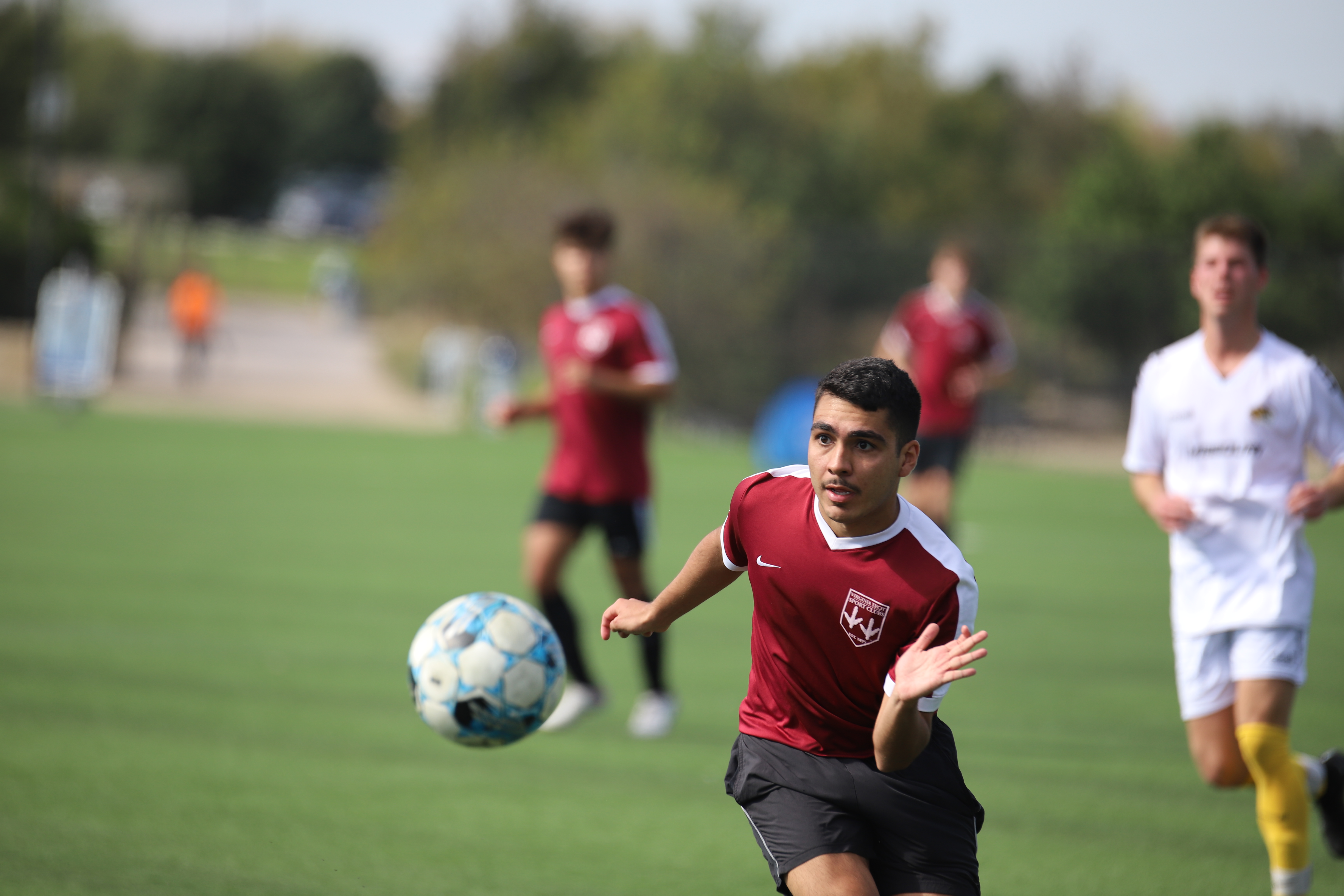 myself playing soccer