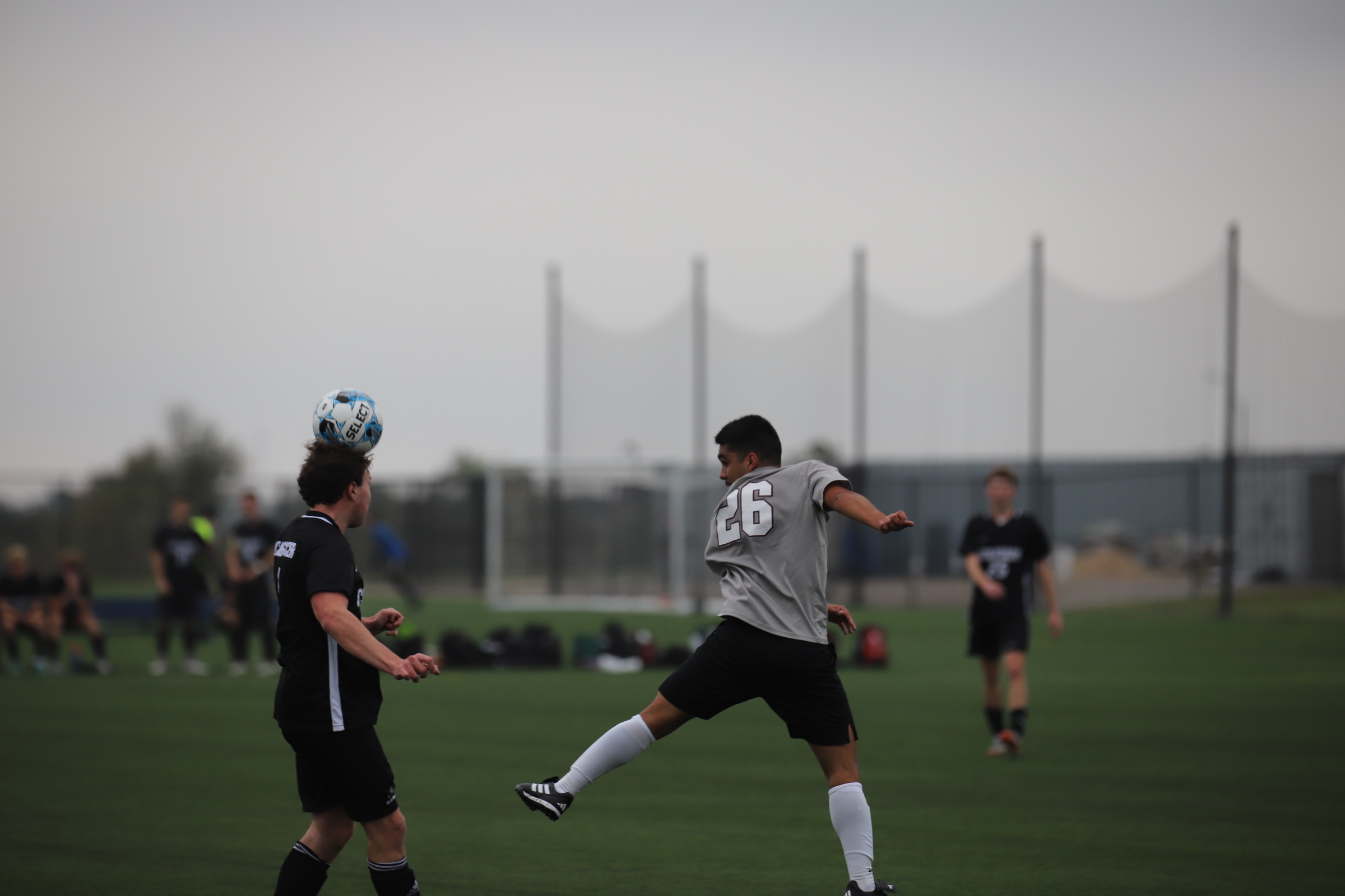 myself playing soccer