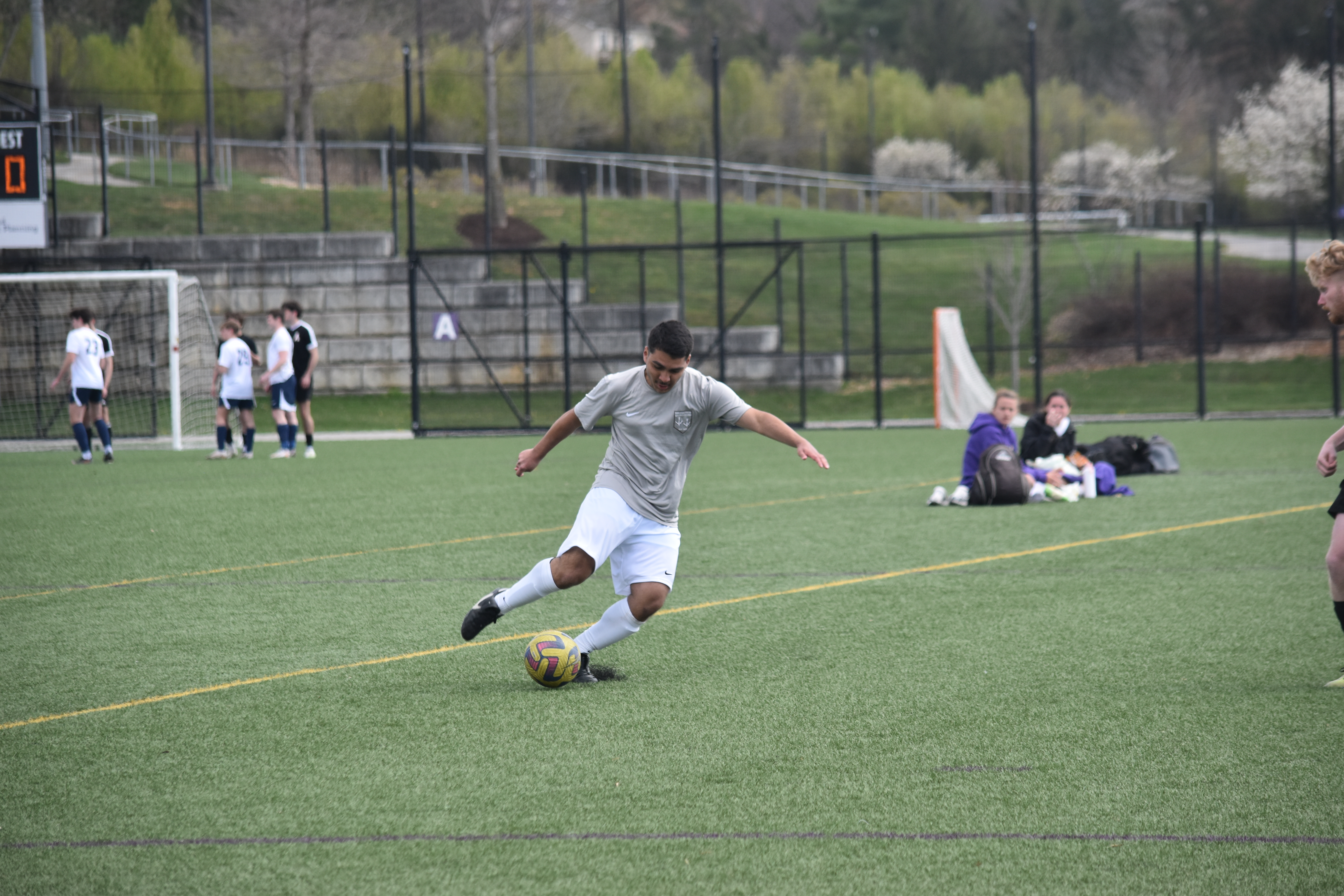 myself playing soccer