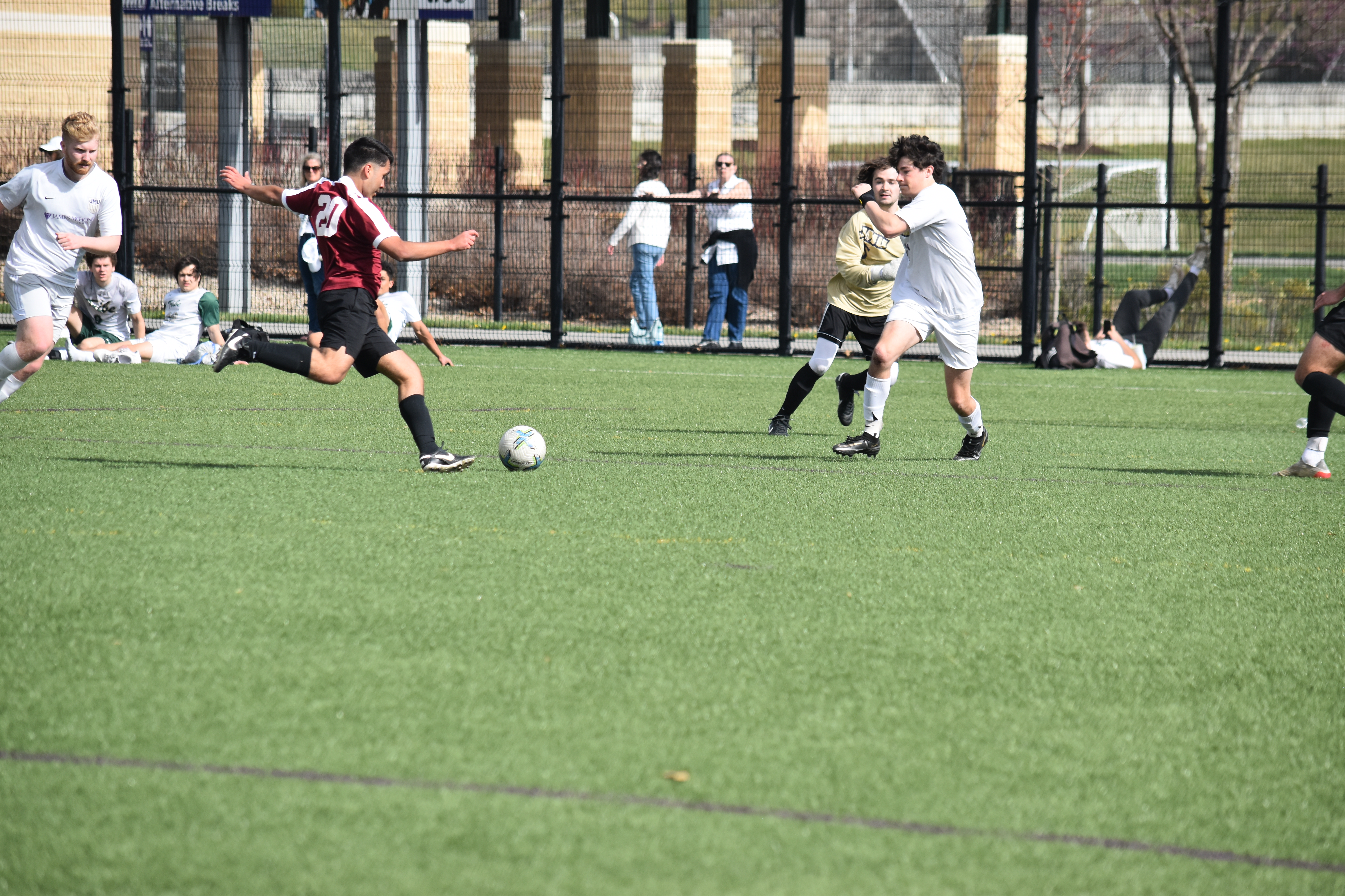 myself playing soccer